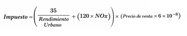 Formula impuesto