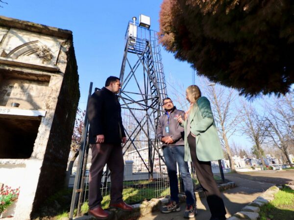 San Carlos: Seremi del Medio Ambiente visita Estación de Monitoreo para evaluar piloto del Programa de Recambio de Calefactores