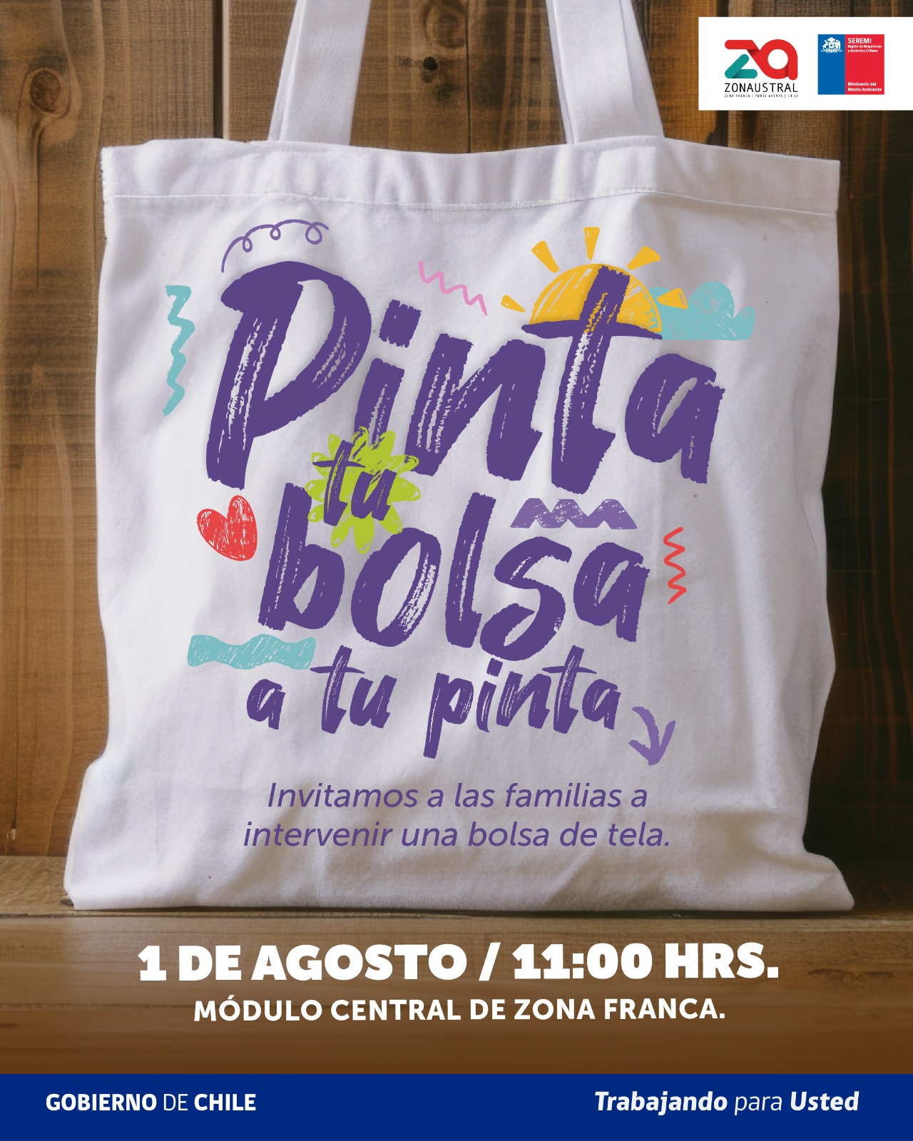 Grafica pinta tu bolsa
